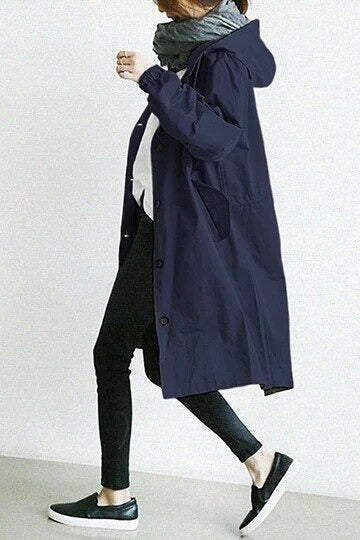 Gabardina elegante e impermeable