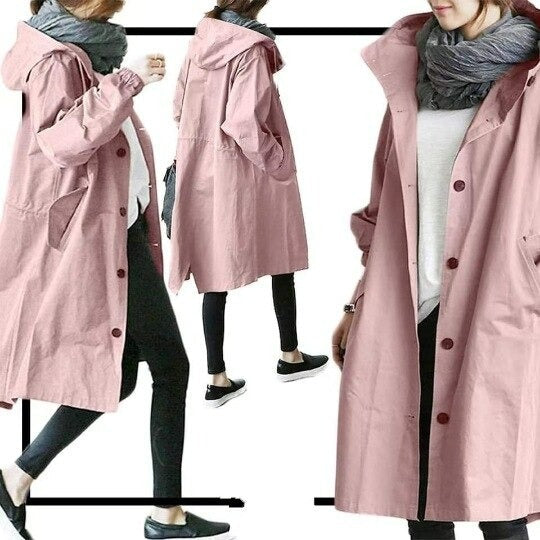 Gabardina elegante e impermeable