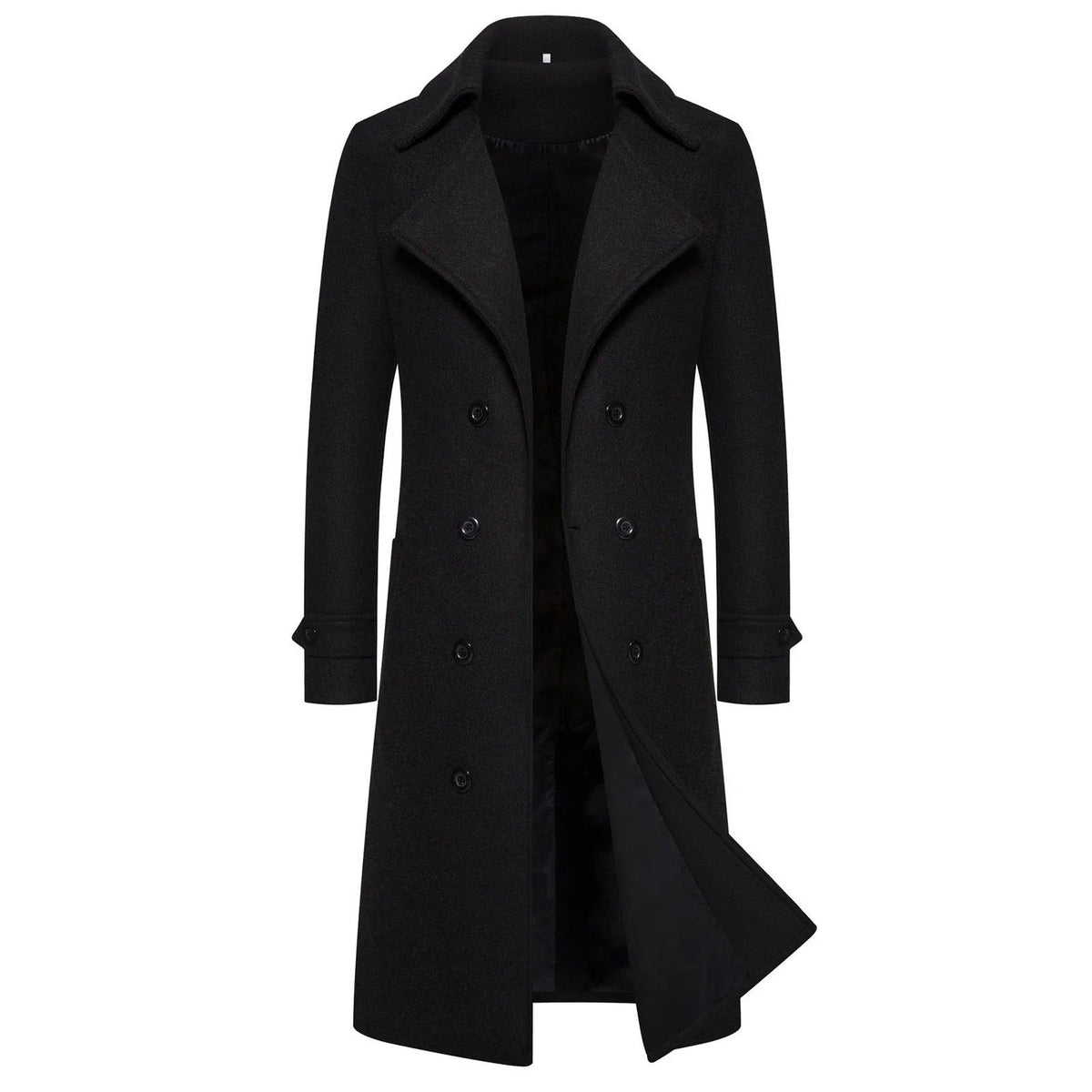Gabardina entallada cortavientos para hombre