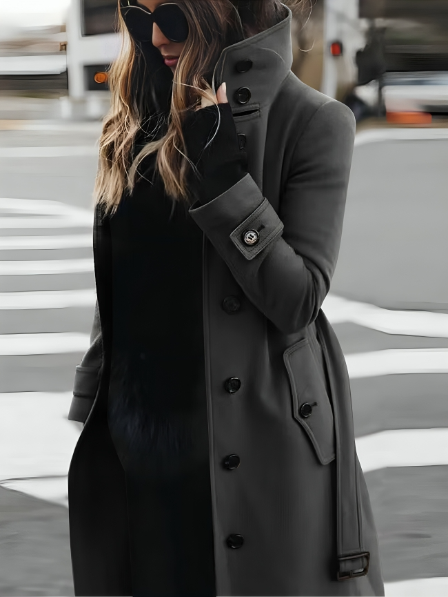 Gabardina para mujer con cinturón