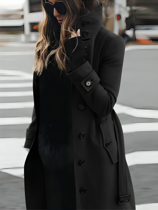 Gabardina para mujer con cinturón