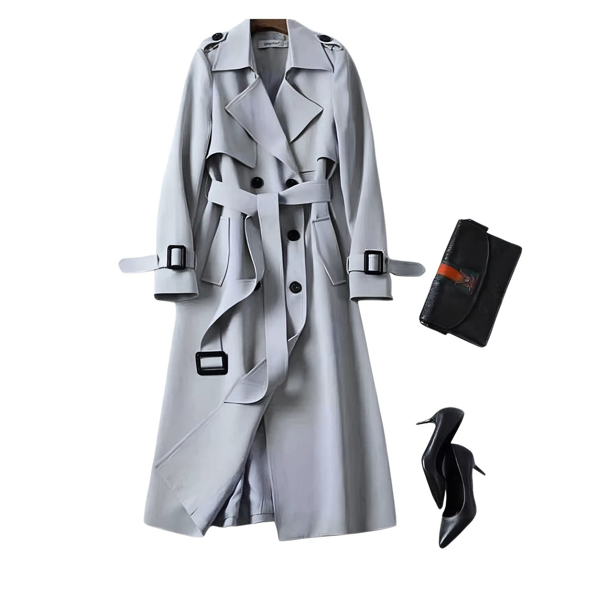 Gabardina para Mujer con Cinturón