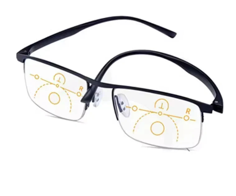 Gafas con Lentes Multifocales Progresivos para una Visión Clara