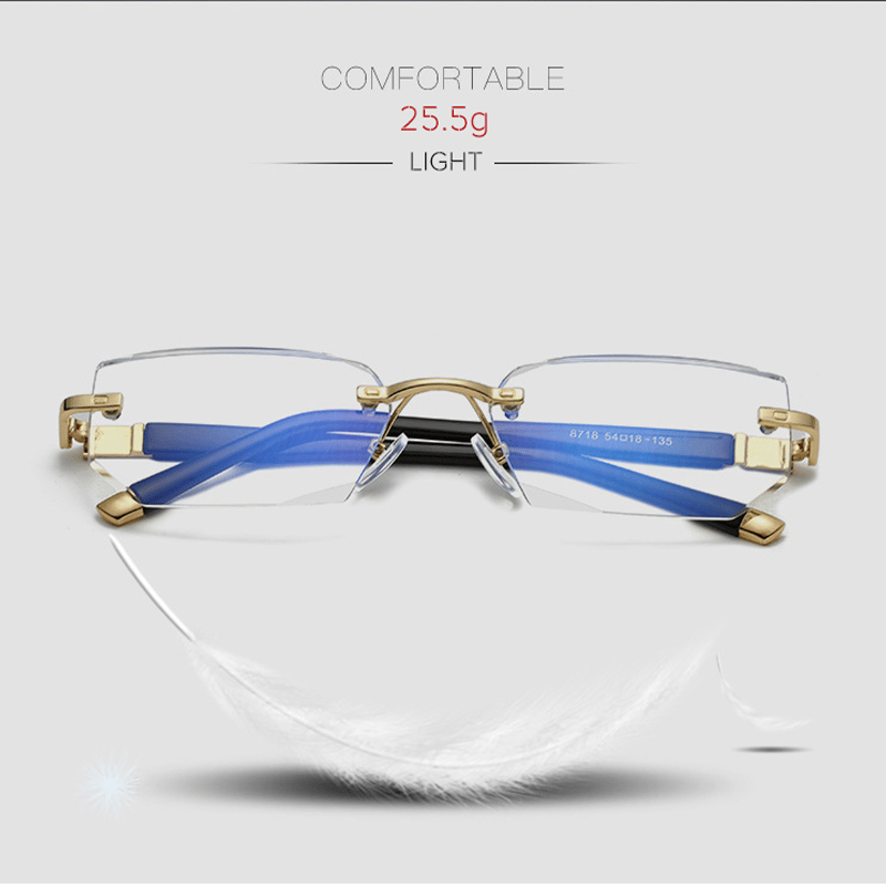 Gafas de Lectura Inteligentes para Presbicia con Lentes Multifocales | Ultraligeras y con Filtro de Luz Azul | Para Visión Cerca y Lejos | Montura de Titanio TR90