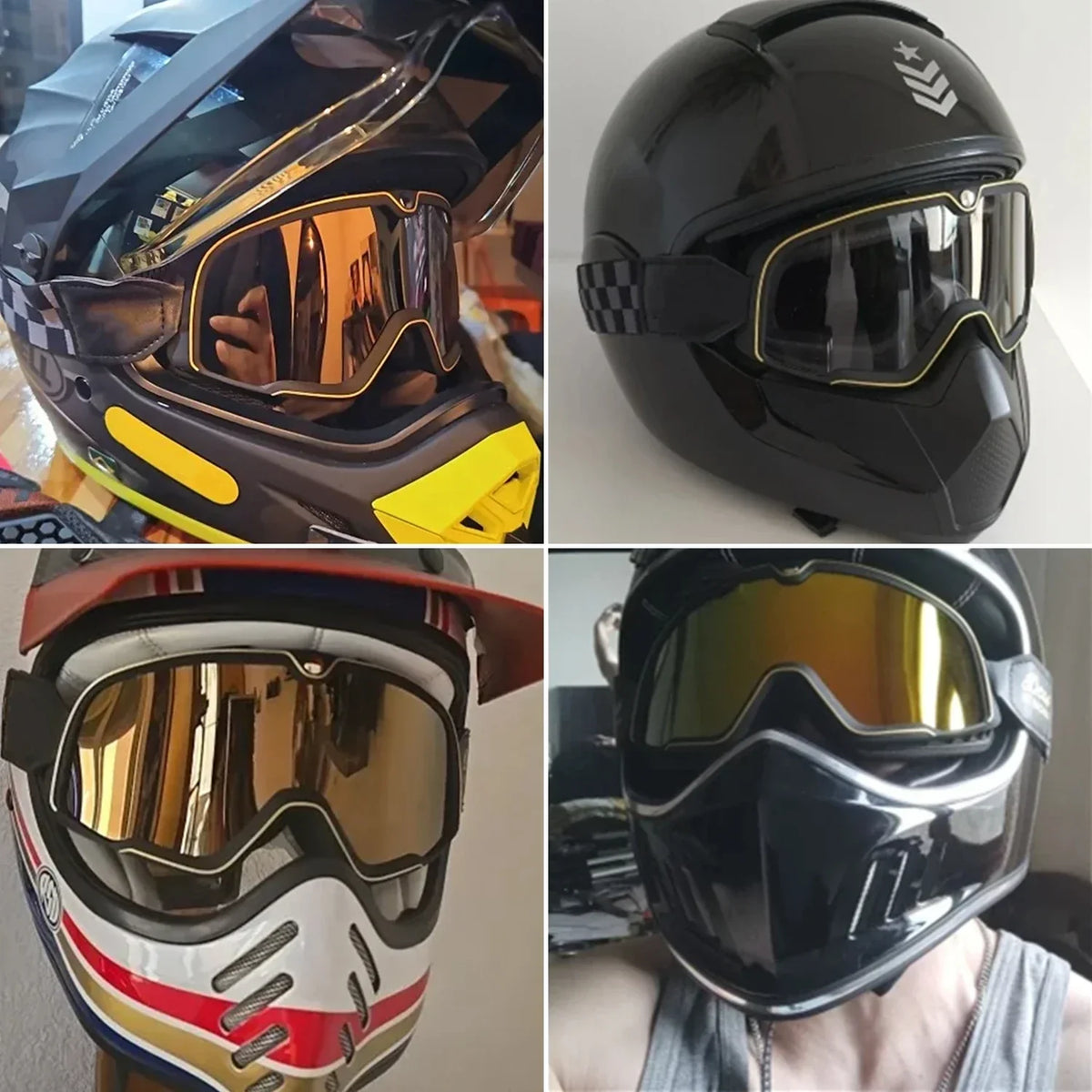 Gafas de Motocross Retro