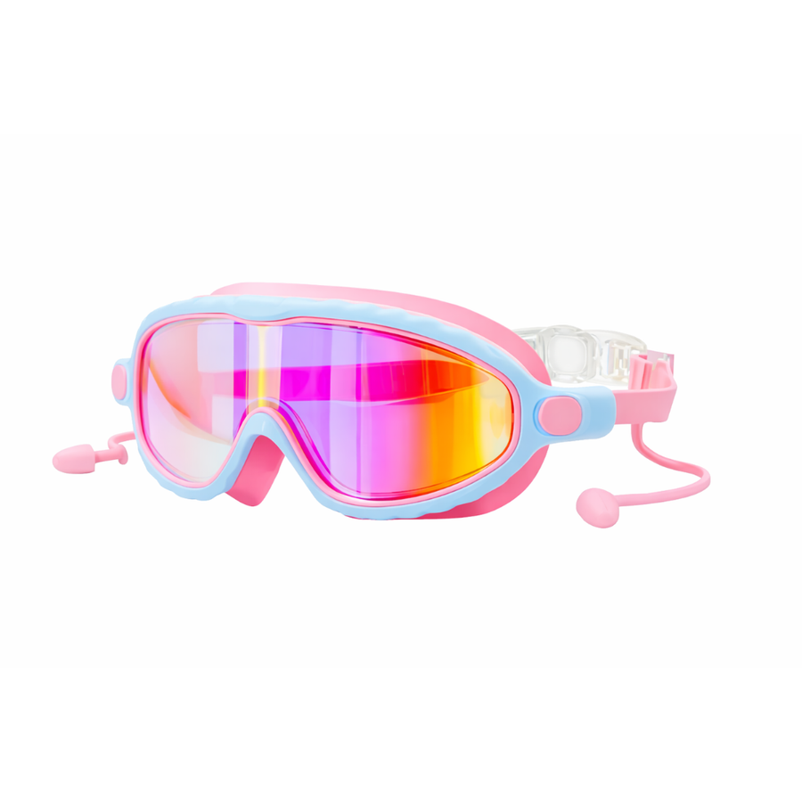 Gafas de natación para niños con tapones para los oídos y visión clara