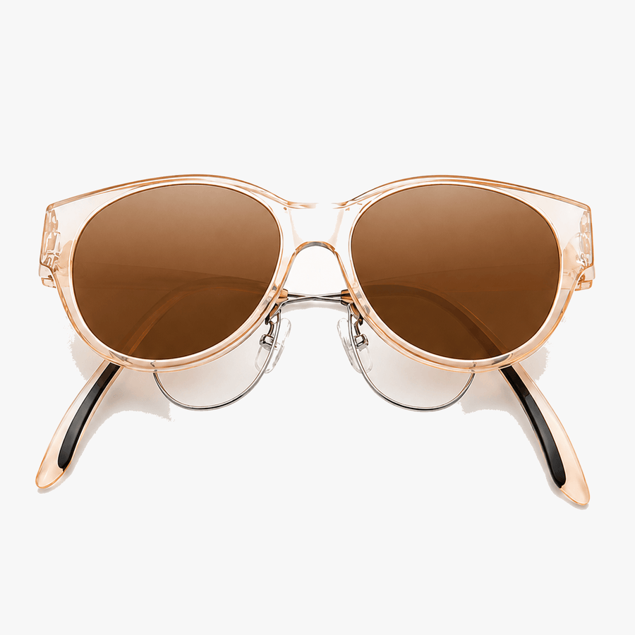 Gafas de sol oversize ojo de gato para llevar sobre gafas graduadas