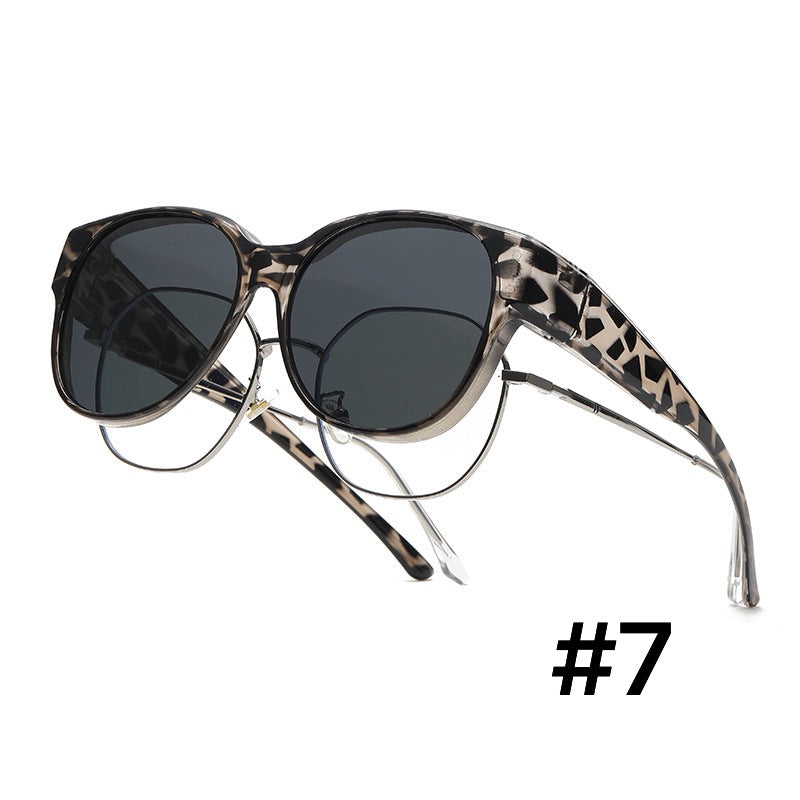 Gafas de sol polarizadas para poner sobre otras gafas con protección UV