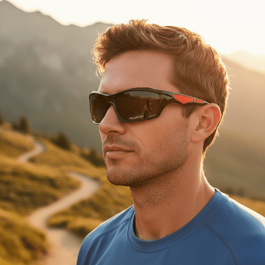 Gafas de sol polarizadas redondas con protección UV400