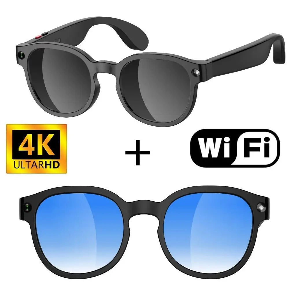 Gafas de vigilancia con grabación de vídeo 4K