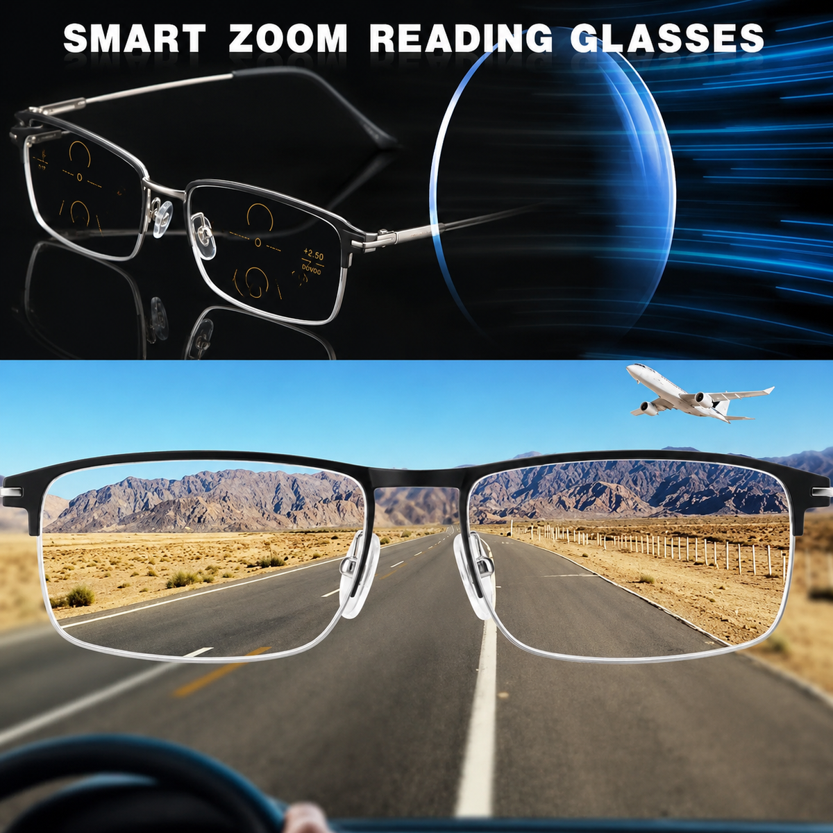 Gafas multifocales progresivas inteligentes alemanas