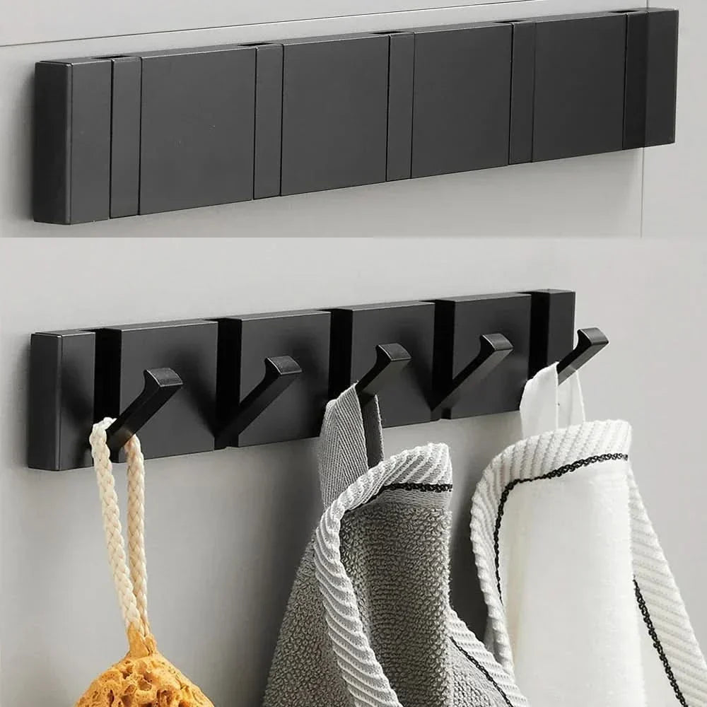 Gancho de Pared Plegable de Acero Inoxidable para Ahorrar Espacio