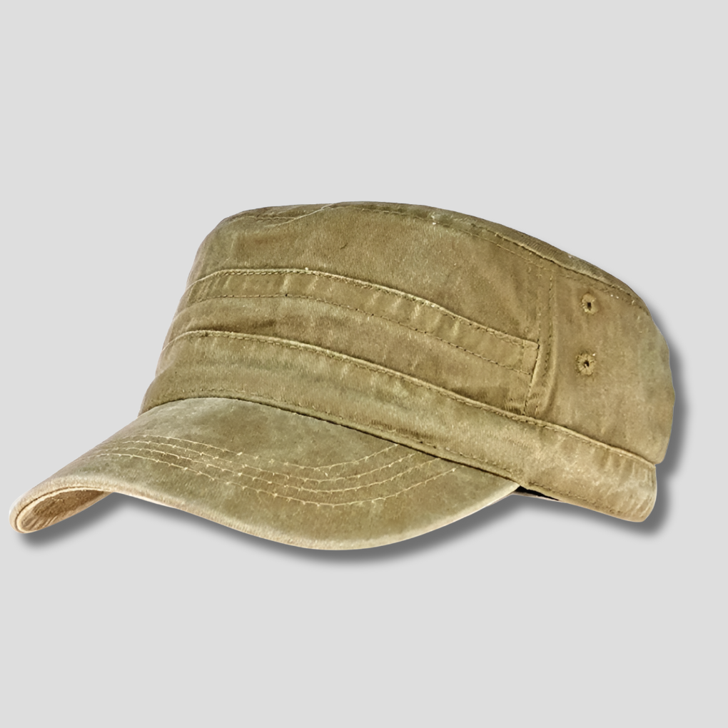 Gorra militar hombre estilo retro – Diseño clásico militar con detalles modernos