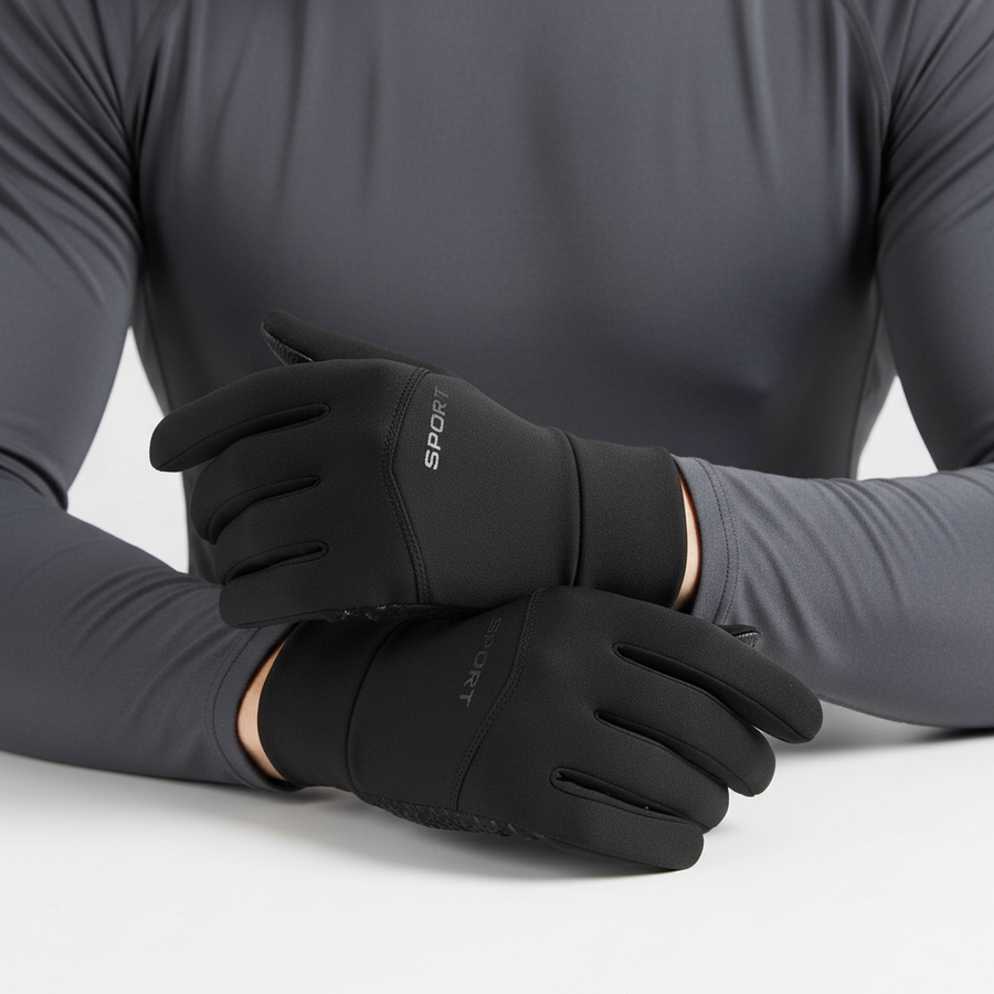 Guantes de ciclismo térmicos e impermeables