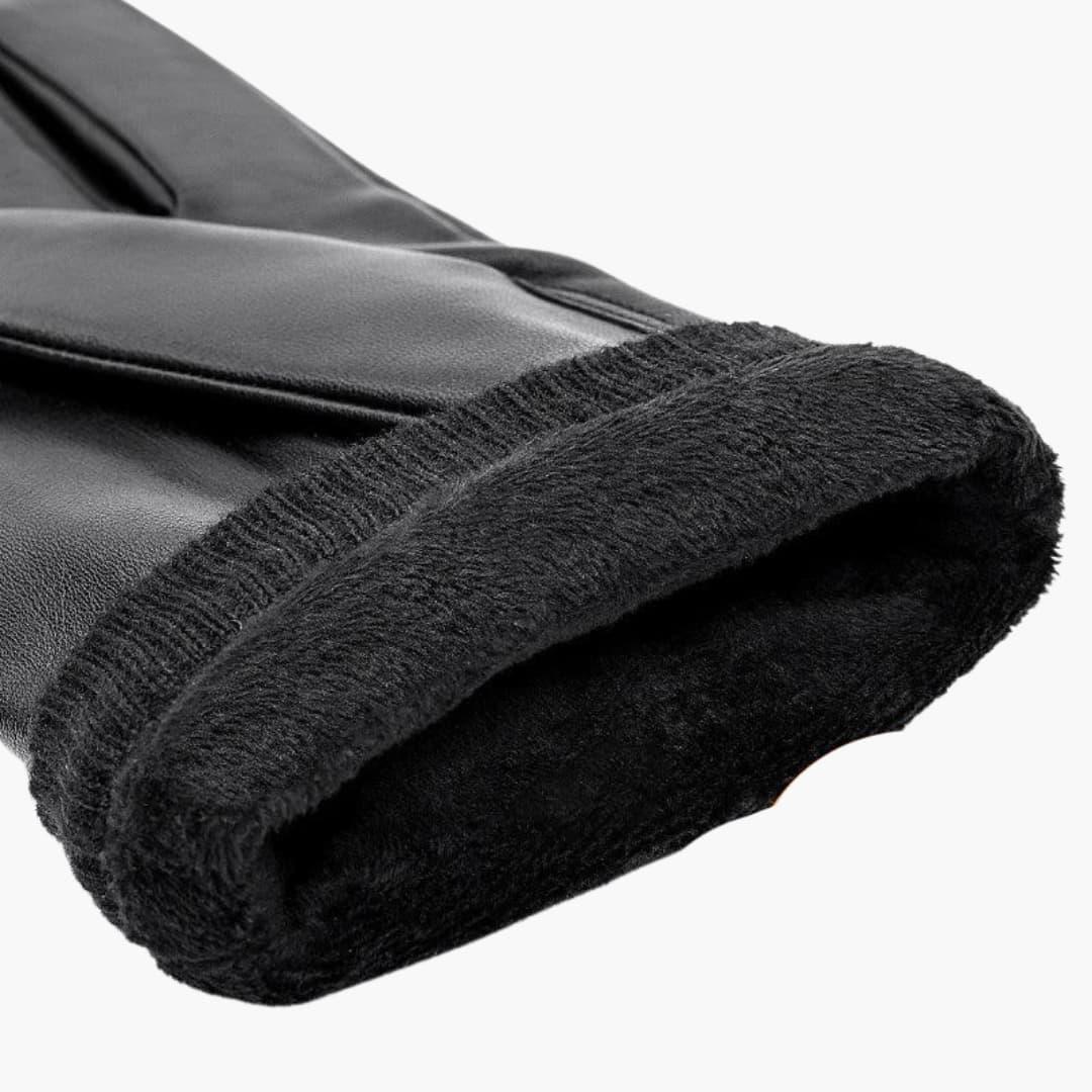 Guantes de cuero para hombre – Guantes de invierno cálidos para hombre