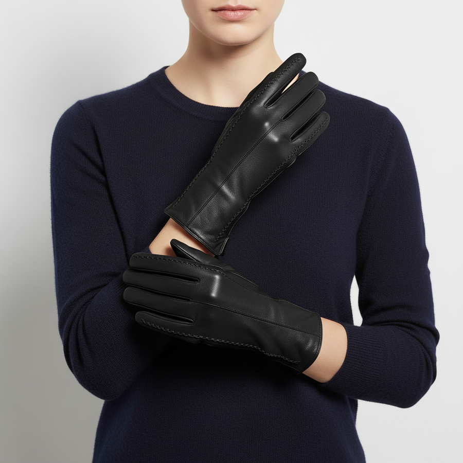 Guantes de invierno para mujer con forro suave y ajuste estilizado