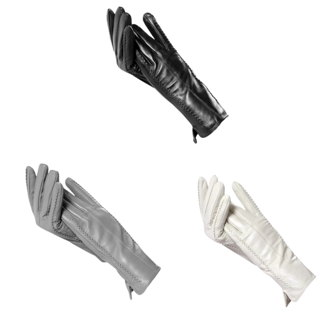 Guantes de invierno para mujer con forro suave y ajuste estilizado
