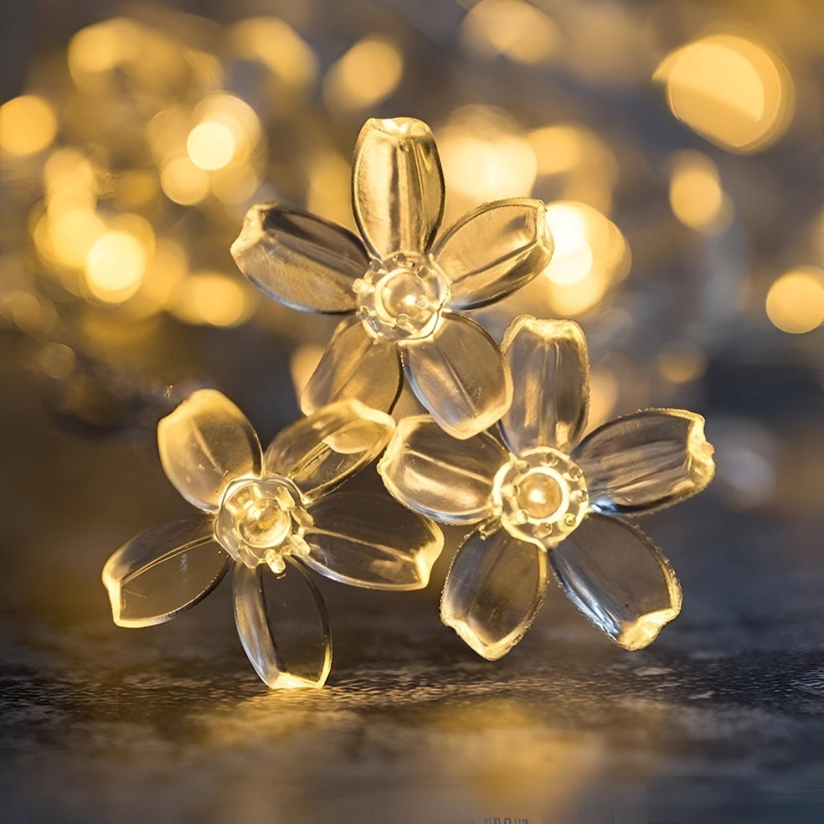 Guirnalda de Luces LED a Pilas Blanco Cálido - Decoración Acogedora de Interior para Dormitorio