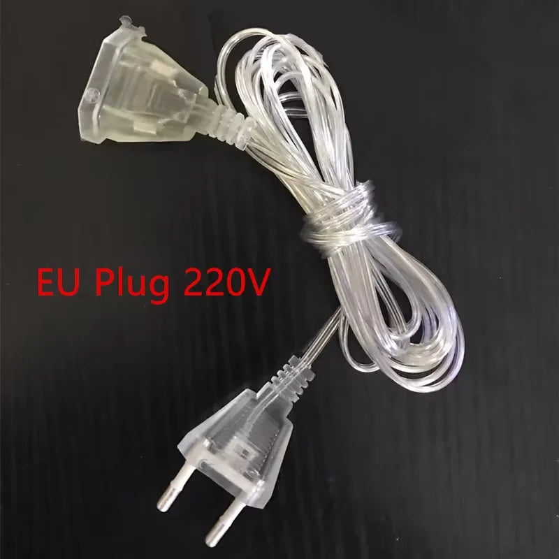 Guirnalda de luces tipo carámbano ambiental