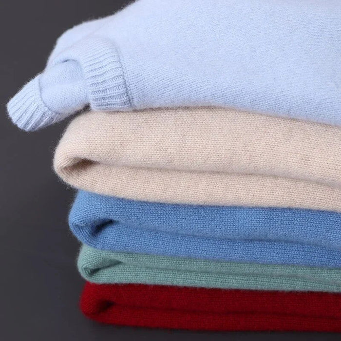 Jersey de cachemira holgado para hombre
