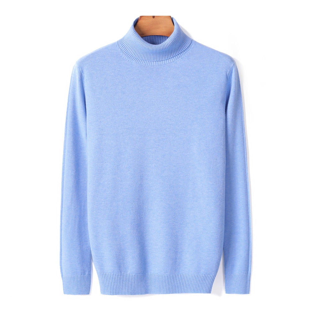 Jersey de punto de cuello alto