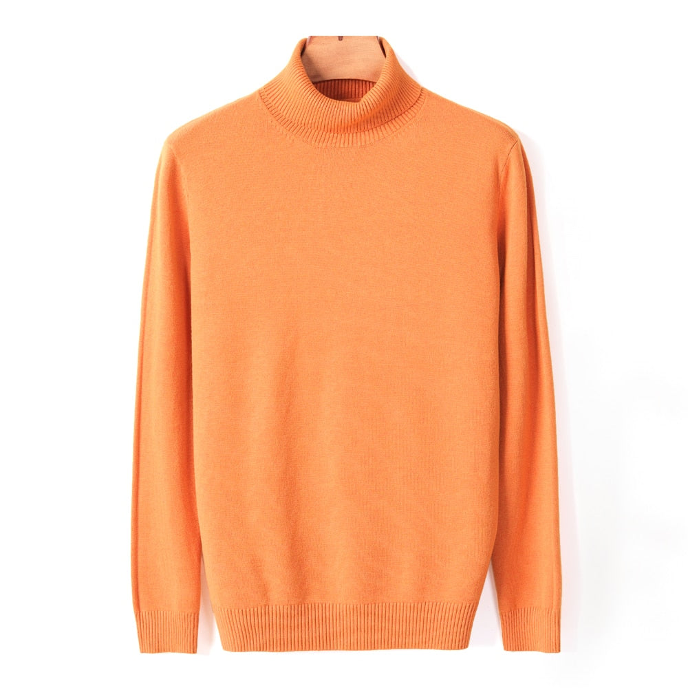 Jersey de punto de cuello alto