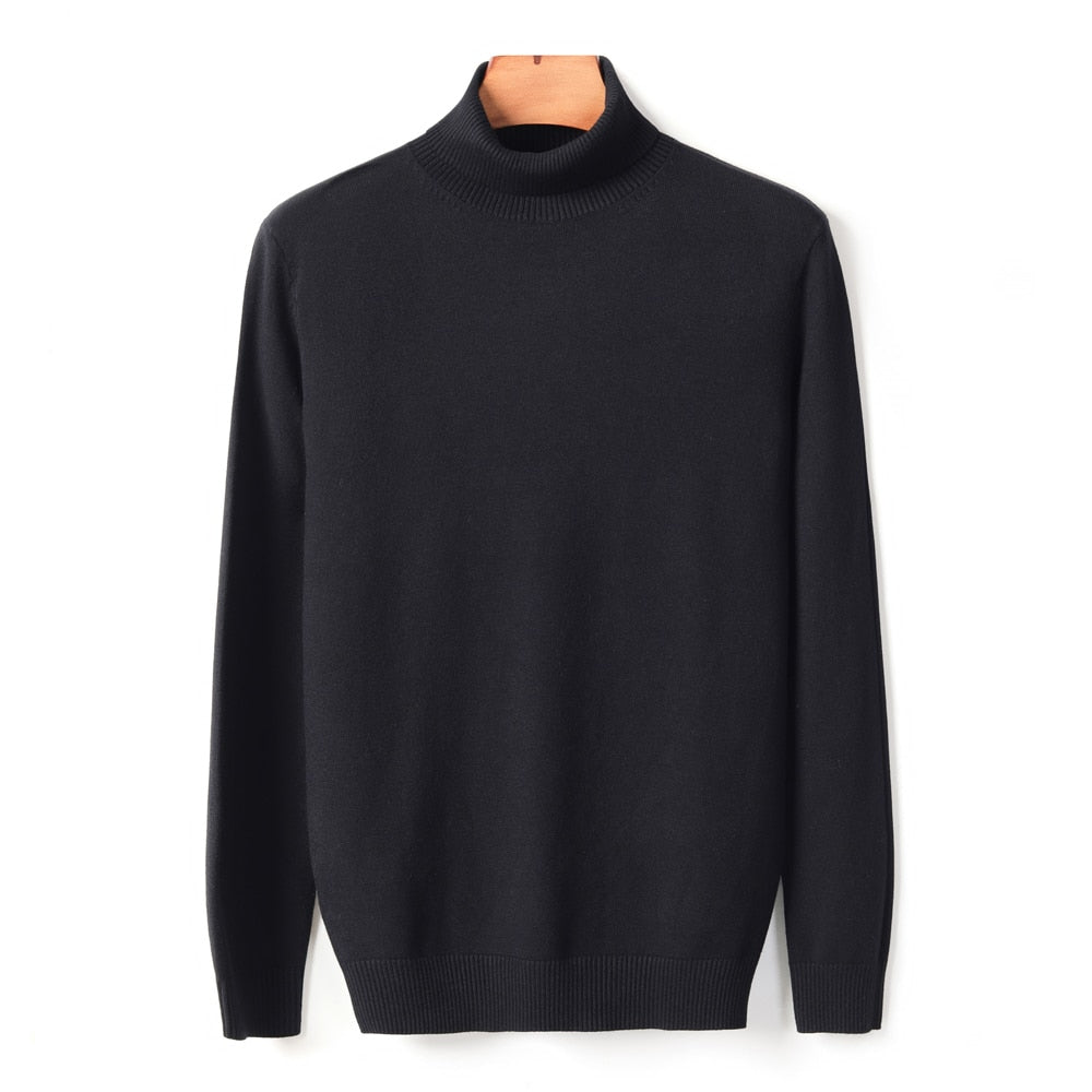 Jersey de punto de cuello alto