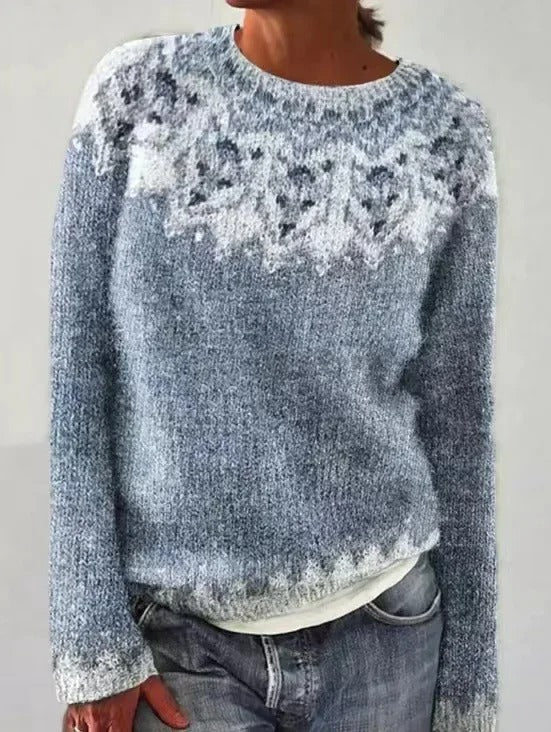 Jersey de punto Fair Isle para mujer