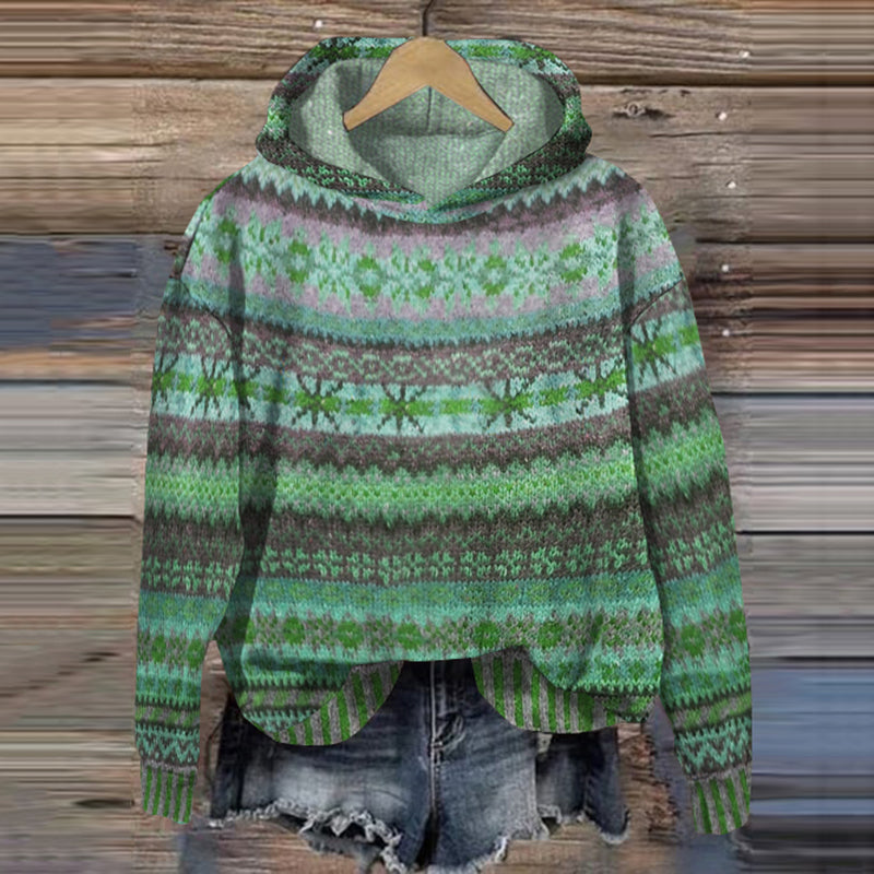 Jersey de punto multicolor para mujer – Cómodo y cálido