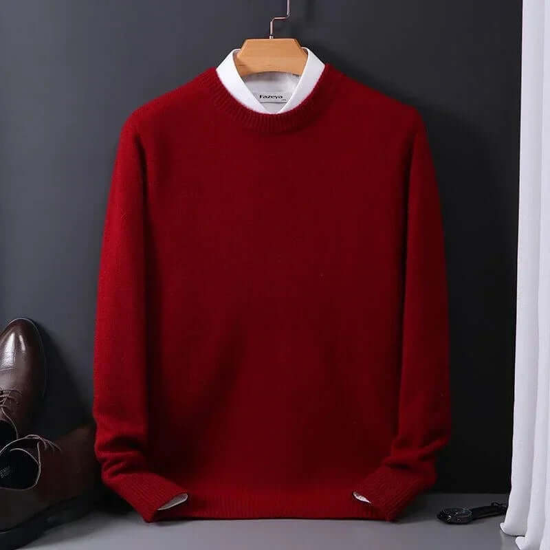 Jersey de punto suave y lujoso para hombre