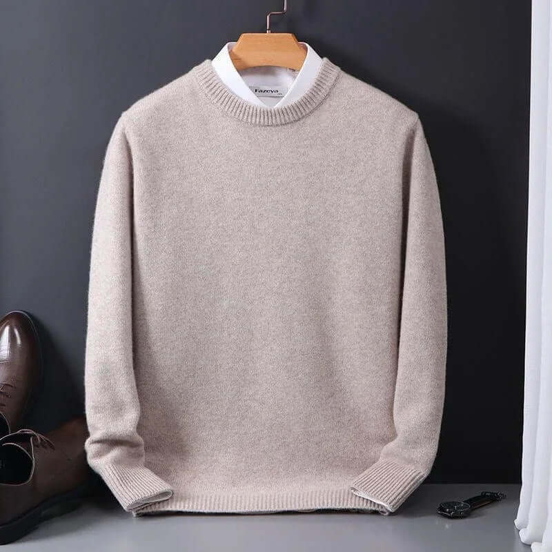 Jersey de punto suave y lujoso para hombre