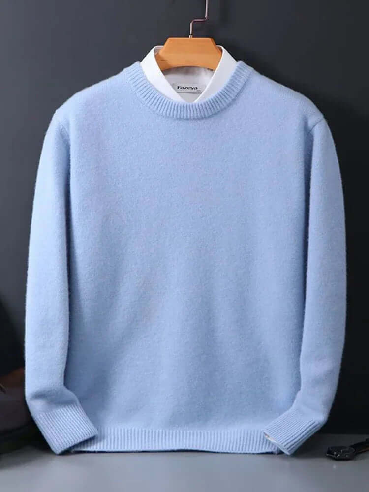 Jersey de punto suave y lujoso para hombre