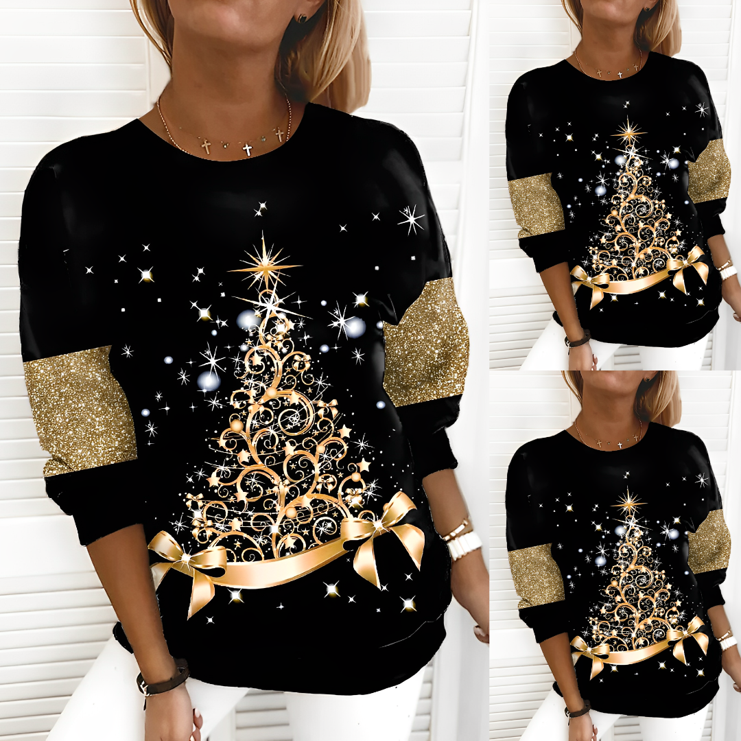 Jersey navideño de mujer en tejido cálido