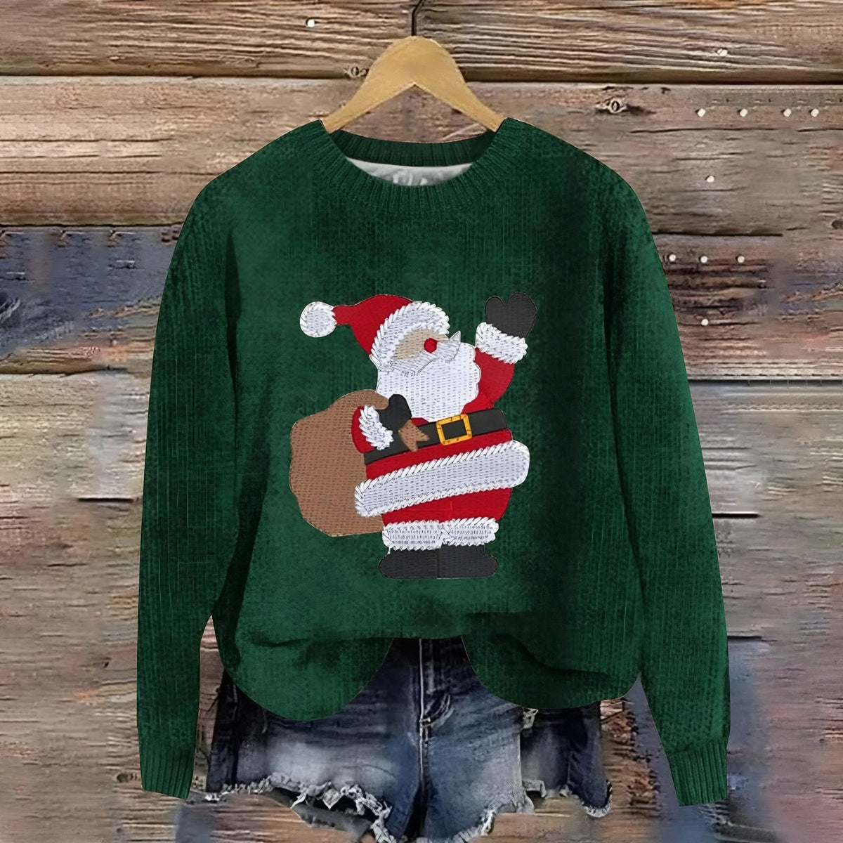 Jersey navideño divertido para mujer