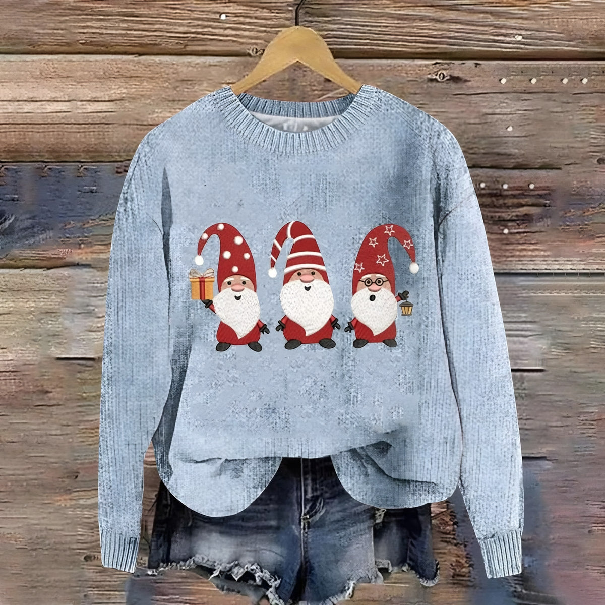 Jersey navideño divertido para mujer