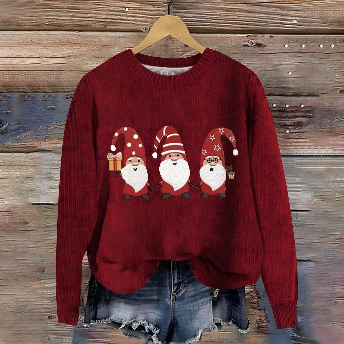 Jersey navideño divertido para mujer