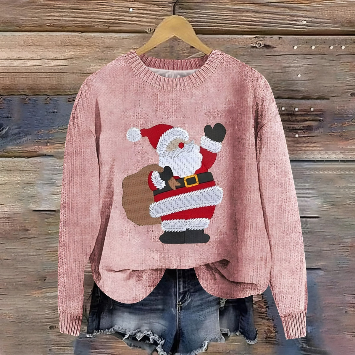 Jersey navideño divertido para mujer
