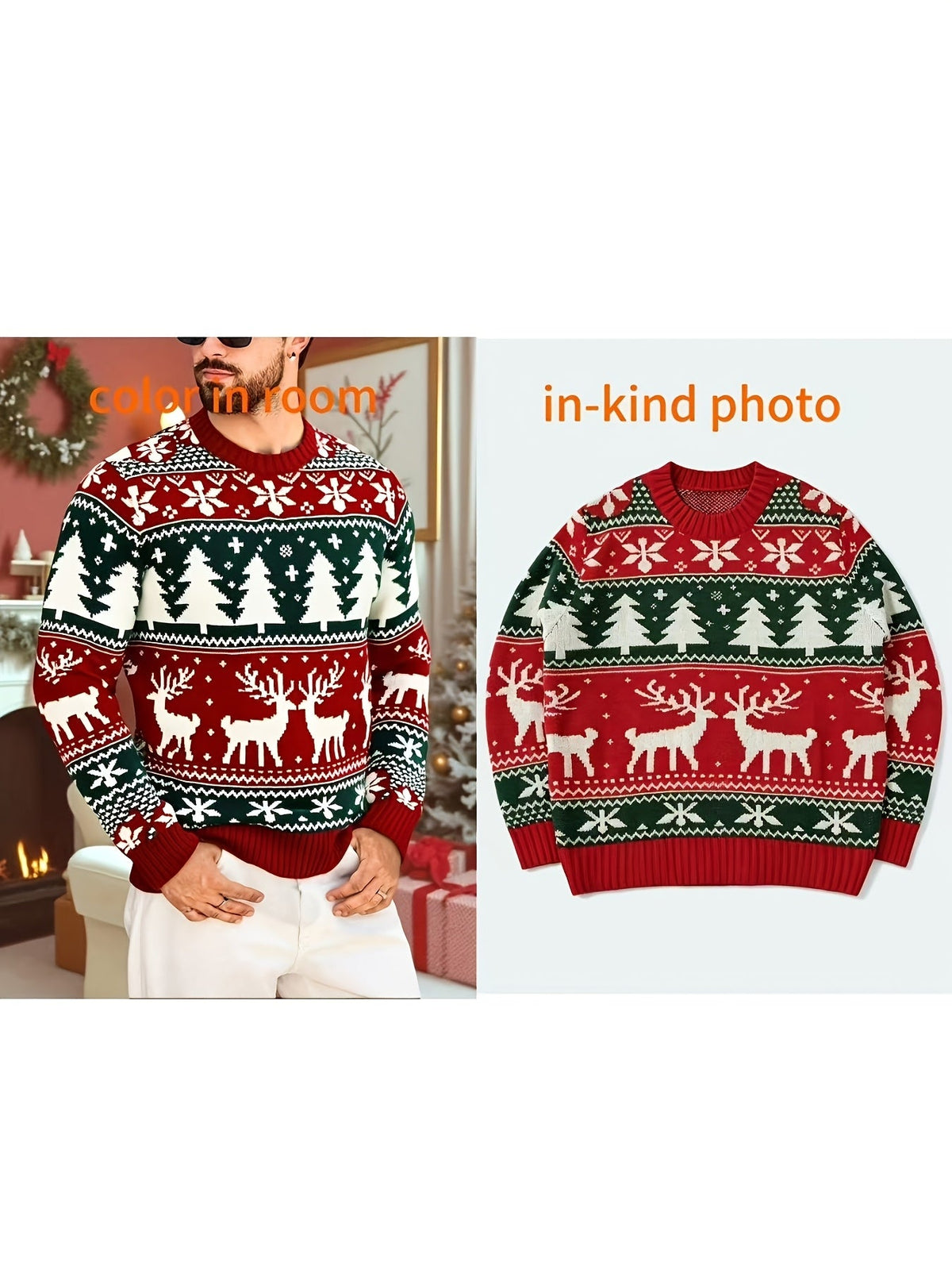 Jersey navideño festivo