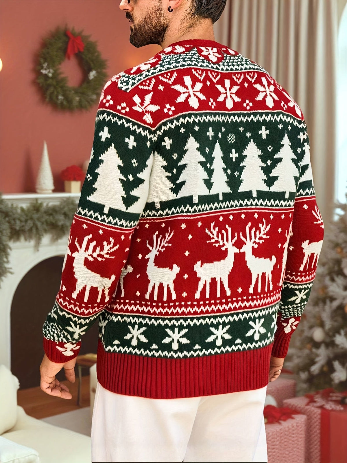 Jersey navideño festivo