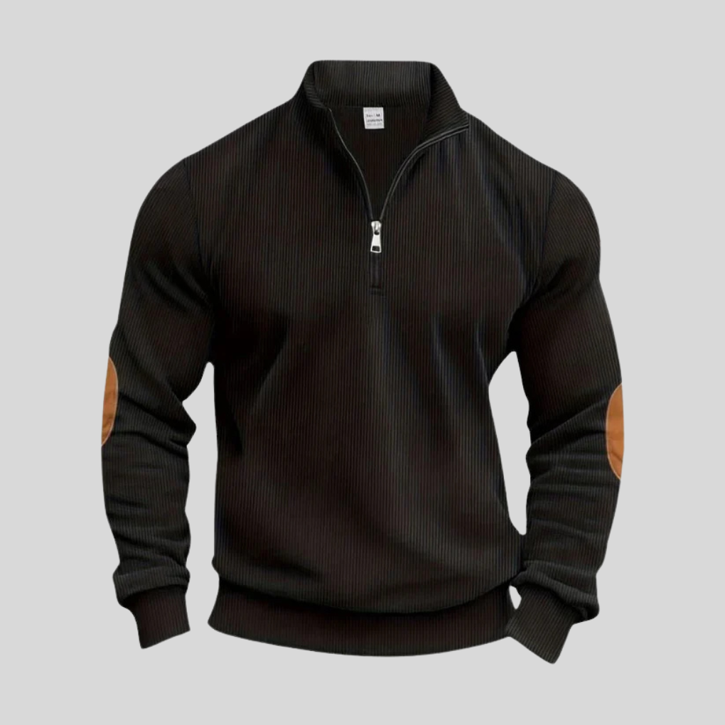 Jersey para hombre con puños acanalados