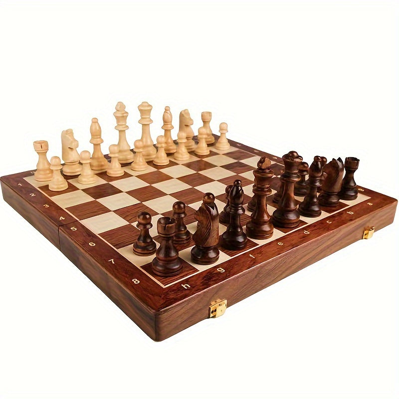 Juego de ajedrez de madera artesanal de alta calidad para competición