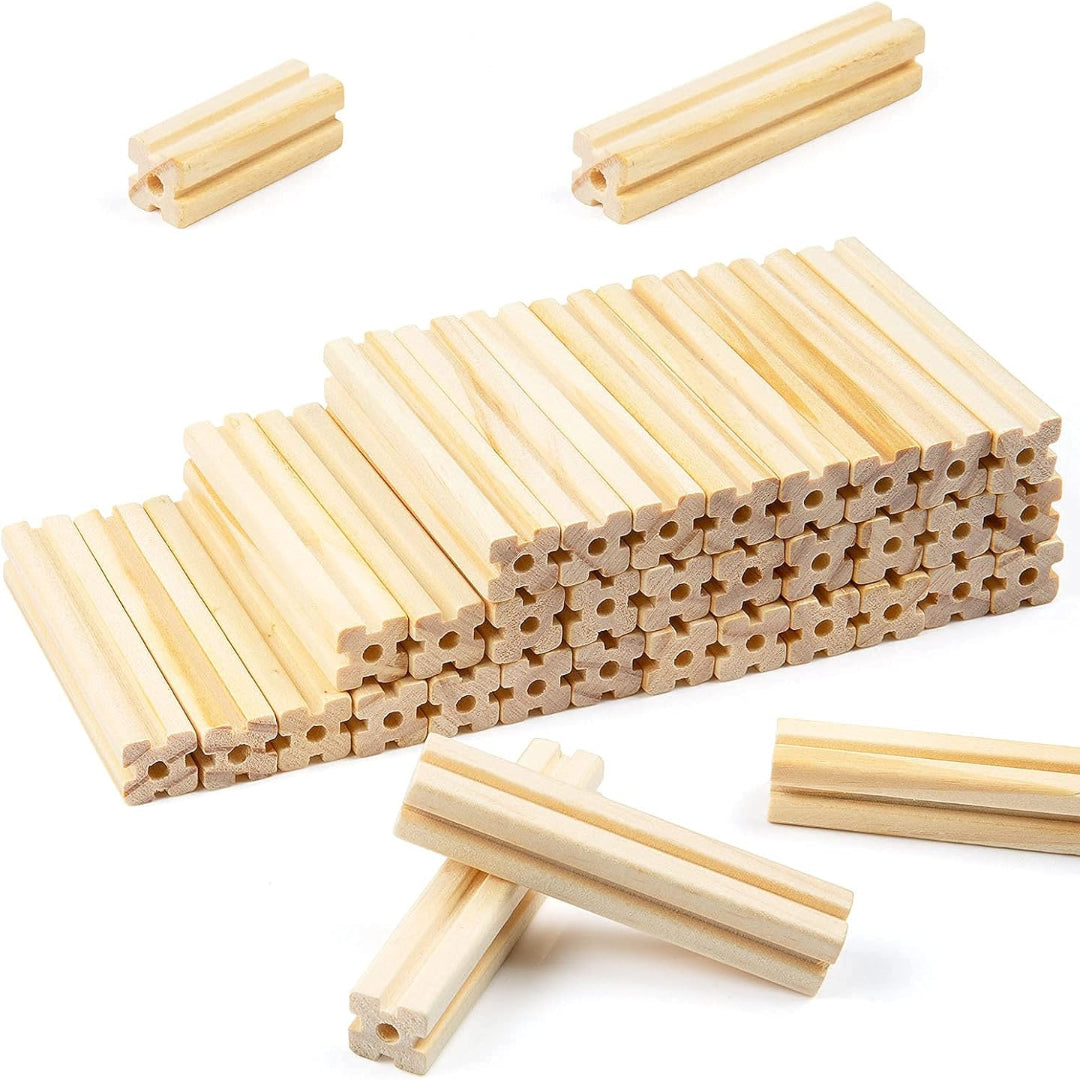 Juego de construcción creativo de madera para niños