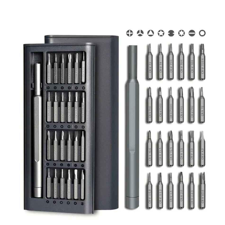 Juego de Destornilladores y Brocas Mini Todo en 1