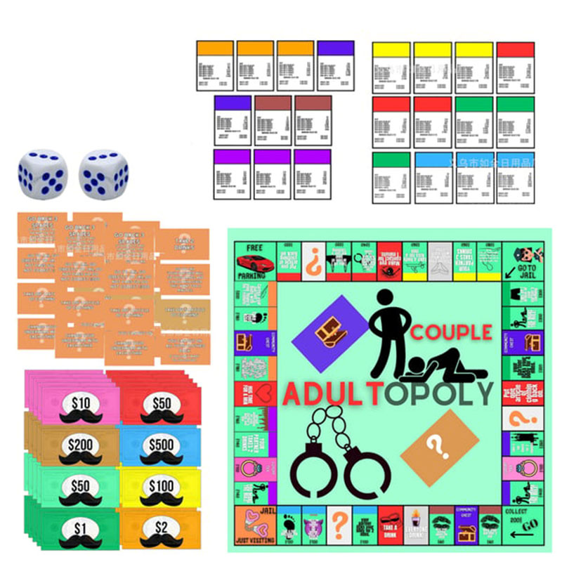 Juego de mesa Adultopoly para adultos y parejas