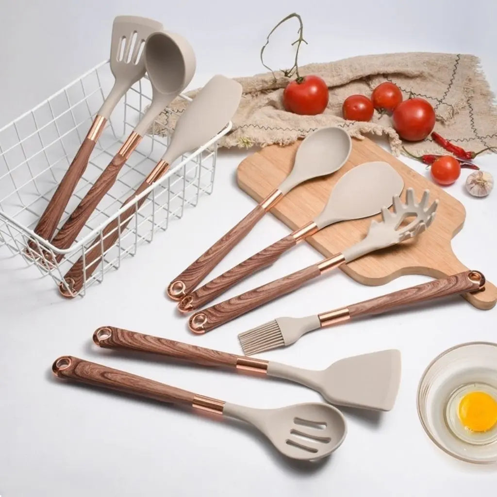 Juego de utensilios de cocina de silicona – 11 piezas