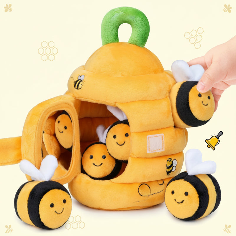Juguete de peluche sensorial del bosque