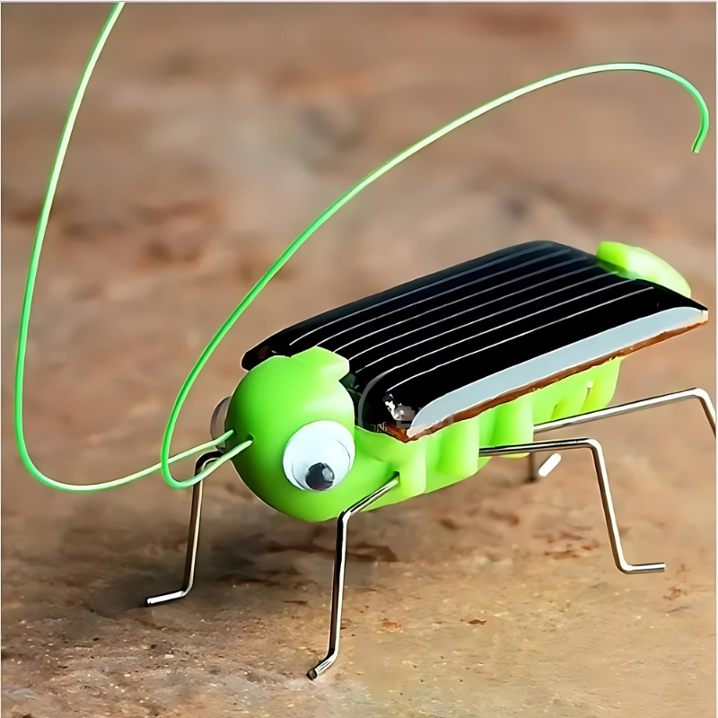 Juguete de saltamontes saltarín con energía solar para niños