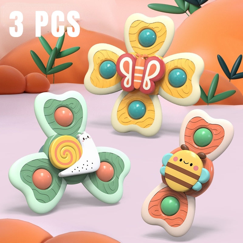 Juguete fidget spinner con ventosa