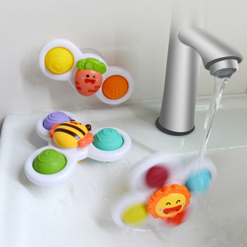 Juguete fidget spinner con ventosa