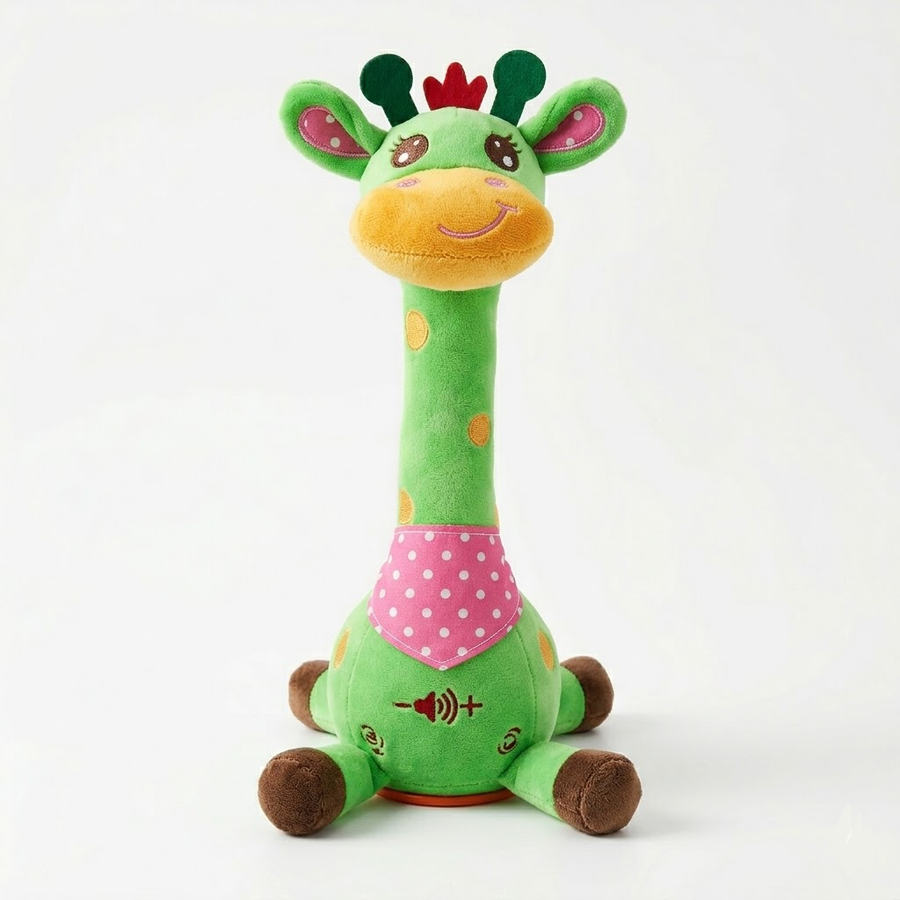 Juguete interactivo de peluche de jirafa que canta - Compañero musical para niños